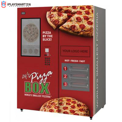 Customizable Touch Screen Pizza Vending Machine fully Automatic for subway school relax fresh fast food vendor machine