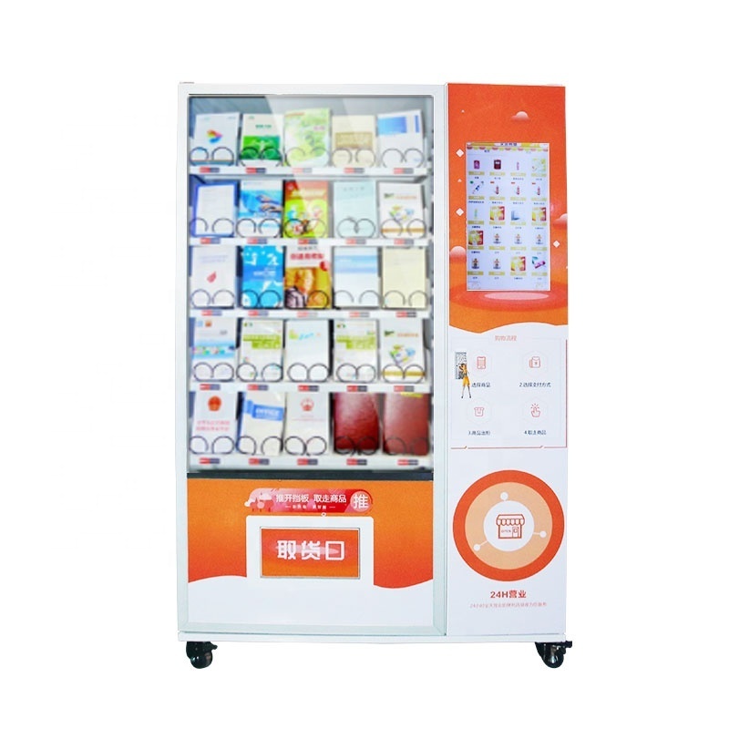 Intelligent Vending Machine Unmanned Convenient Shop Book Vending Machine  For Outdoor Use