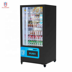 Single Cabinet Smart mini slim Vending Machine snacks and drinks automatic touch screen snack and drink vending machine comb