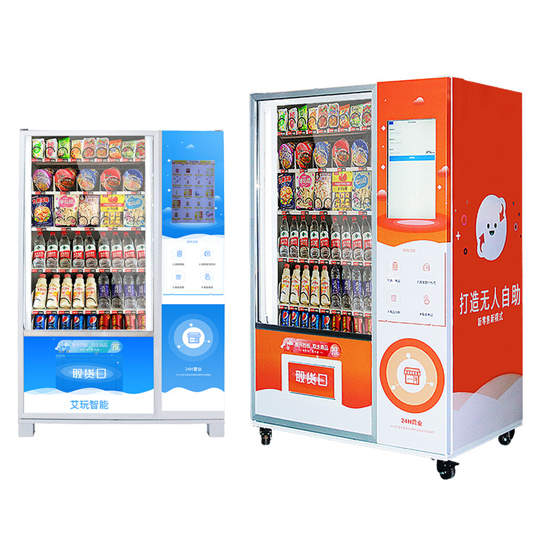 2024 Automatic double Weed Vending Machine beer Vending Machine combo selfselling machine Manufacturer In Guangzhou