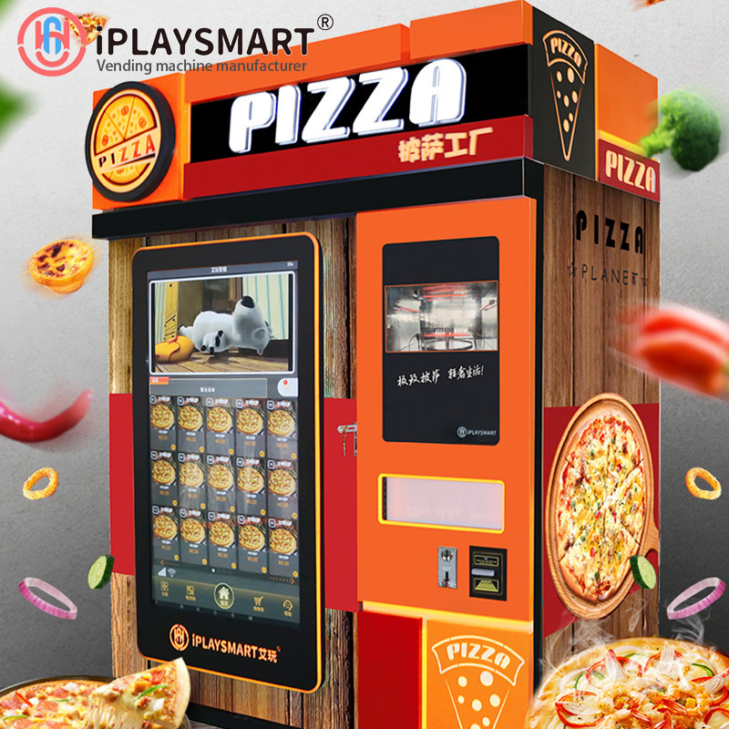 Mobile custom build pizza vending machine high tech commerical pizza vending machine for sale wholesale manufacturers china