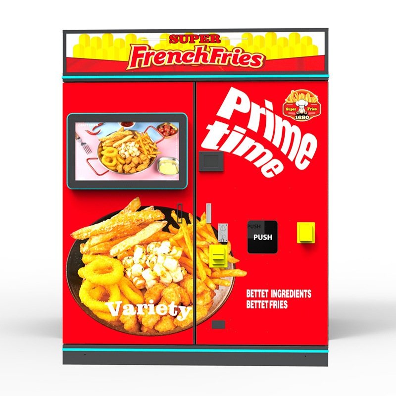 fresh french fries vending machine 36 seconds french fry poutine vending machine pringles vending machine