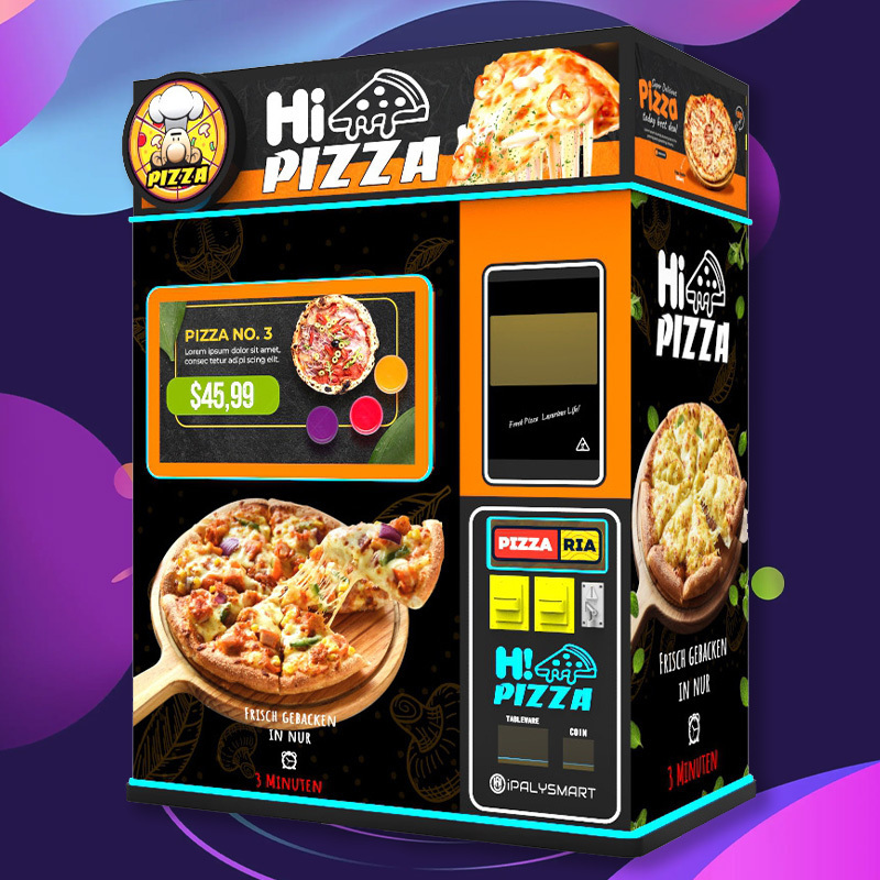 24 hour maquina expendedora de pizza combo vending machine credit card reader professional pepperoni pizza vending machine