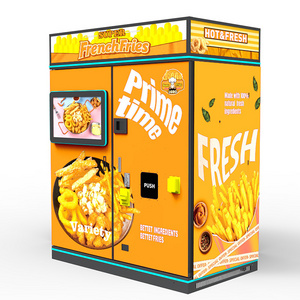 fresh french fries vending machine 36 seconds french fry poutine vending machine pringles vending machine