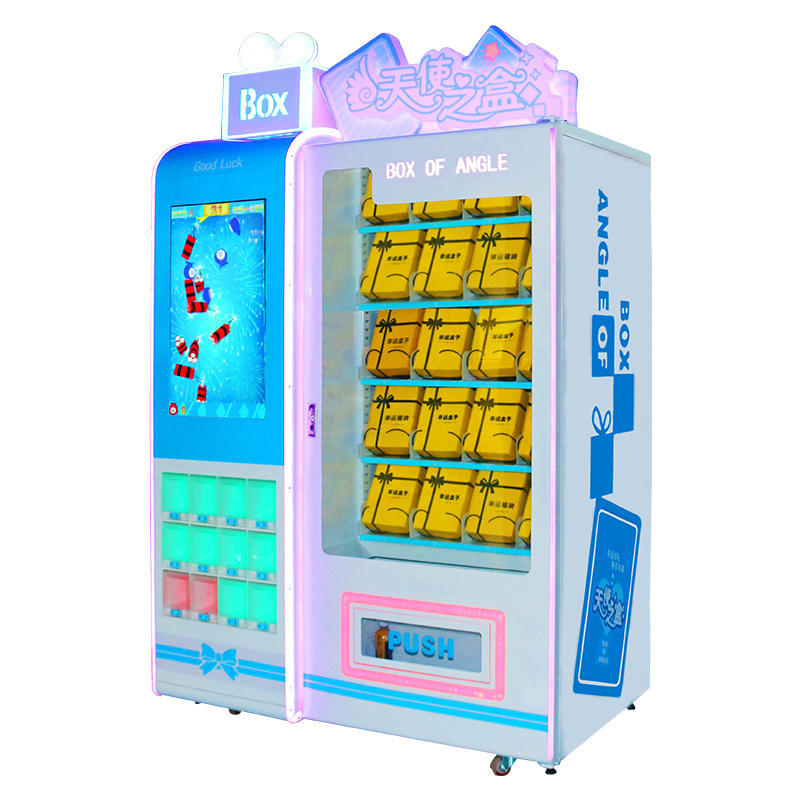 Item Gift Vending Machine automatic Commercial Vending Machine For kids Small Clip lucky Gifts card And Box cabinet display