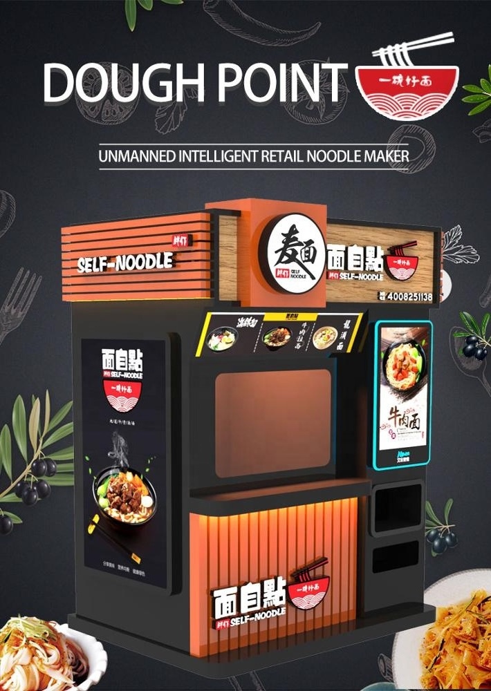 Cup Noodles Vending Machine Intelligent Vending Machine  For Malls and Supermarkets