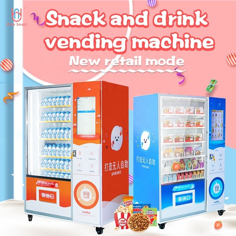 Intelligent Vending Machine Unmanned Convenient Shop Book Vending Machine  For Outdoor Use