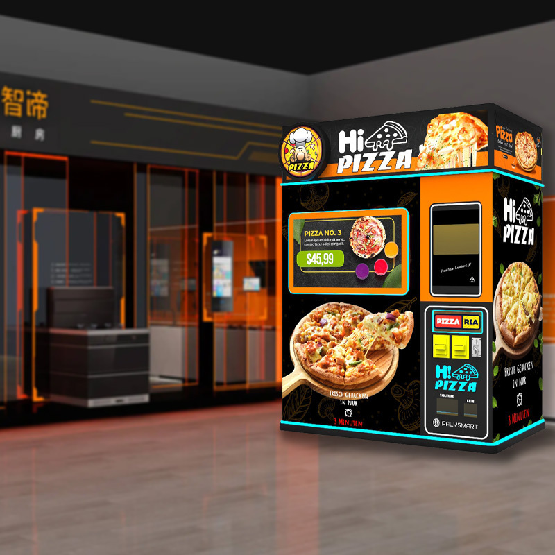 Automatic Pizza Vending Machine Price Frozen Customized Pizza Book Coupon Elevator Vending Machine