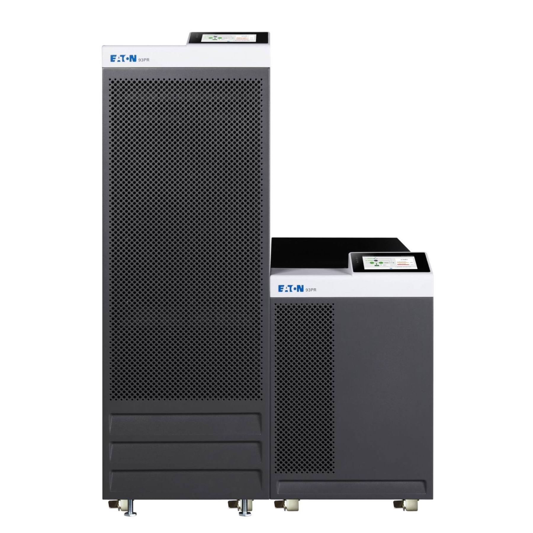 Eaton UPS 93PR 60kVA 60 kVA 60kW 400Vac standby three phase double conversion online transformer free external battery required