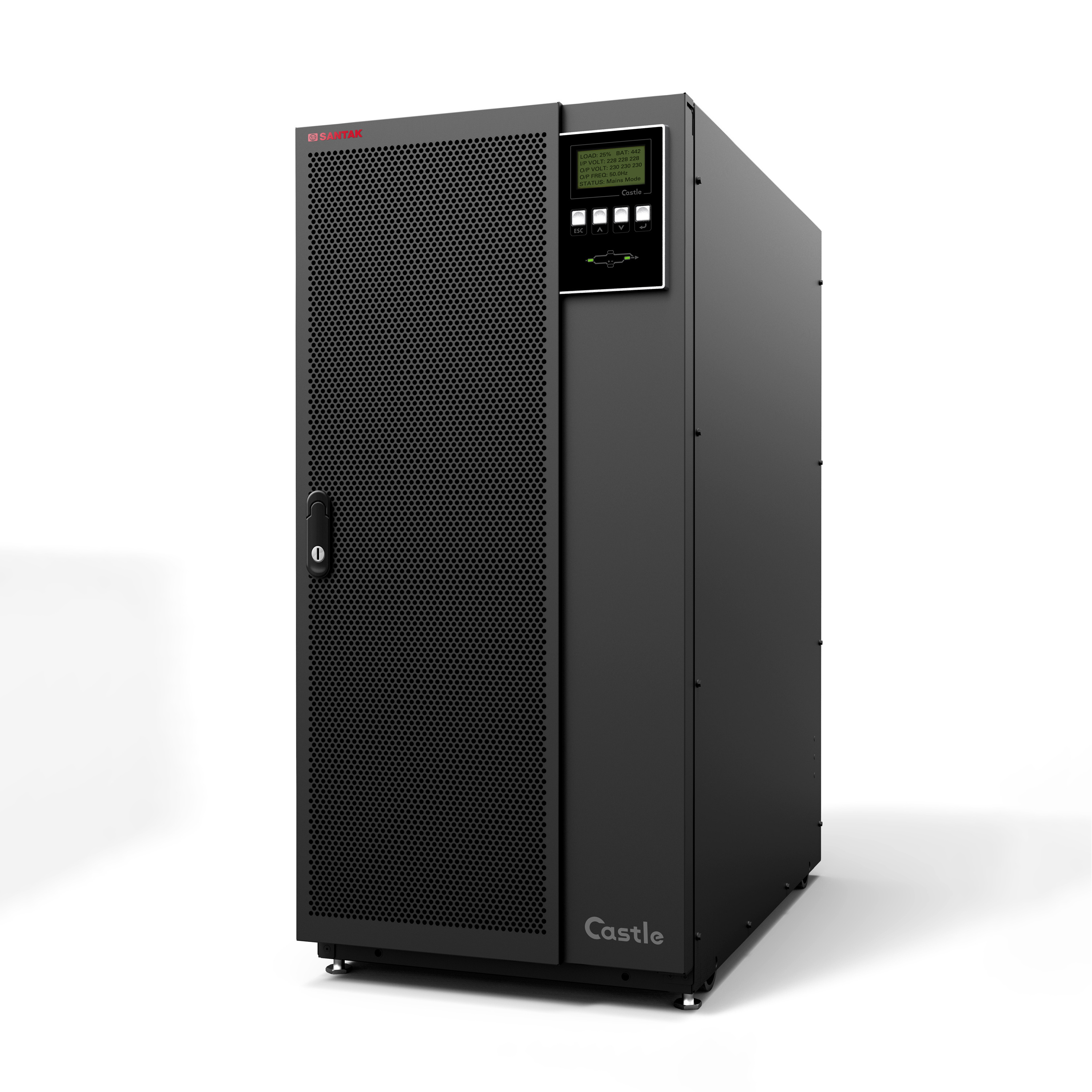 SANTAK Castle 3C3 PRO 160kS UPS 160kVA 160 kVA 144kW 3 phase double conversion online backup power UPS for hospital