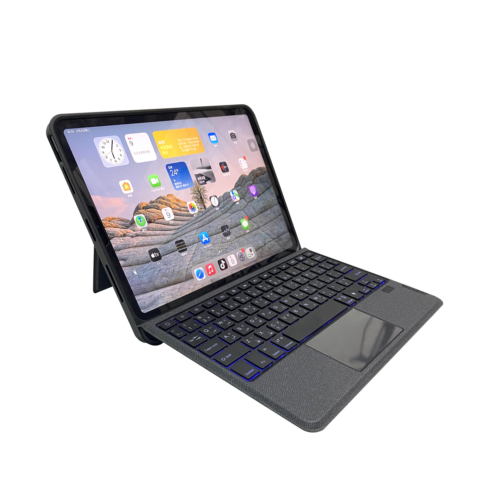 OEM Detachable Mode Wireless Magnetic Case With Keyboard And Pencil Slot For iPad Pro 12.9 11 & iPad Air 3 4  10.5 10.9 inch