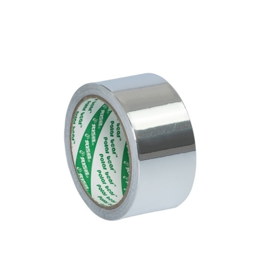 reinforced aluminium adhesive silver foil tape jumbo roll protection tape for aluminium profiles