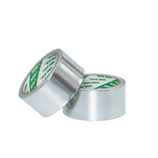 reinforced aluminium adhesive silver foil tape jumbo roll protection tape for aluminium profiles