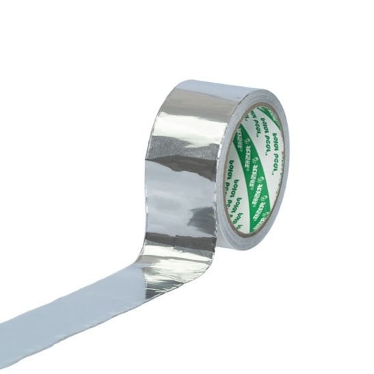 reinforced aluminium adhesive silver foil tape jumbo roll protection tape for aluminium profiles