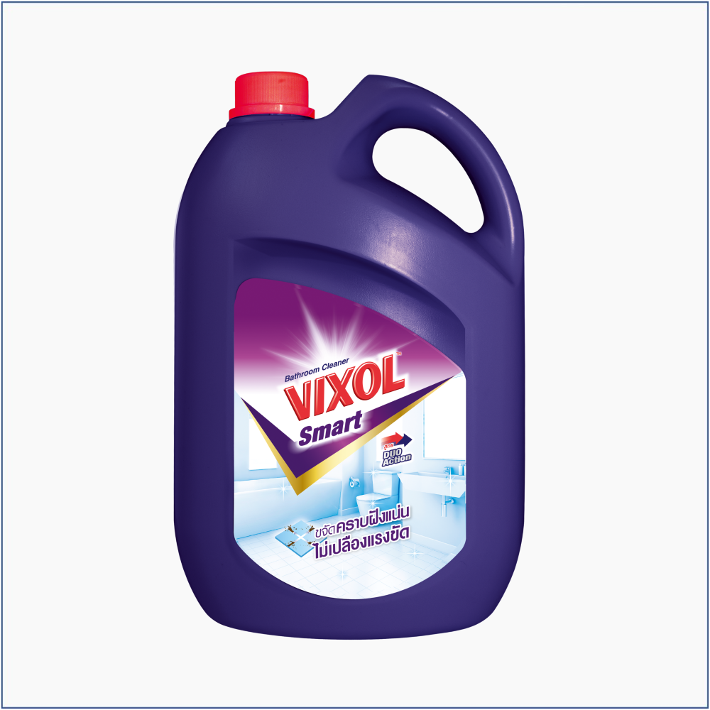 Vixol Smart Violet Super Cleaners, Toilet Cleaning Products, High Efficacy Chemical, Bathroom Appliances Thailand 3500ml