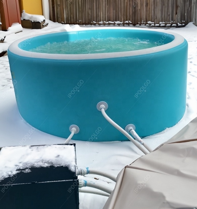 High Quality Ipoolgo inflatable Home SPA Heated Recovery hot tub plunge bath tub hot tub jacuzzi pool