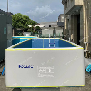 Wholesale PVC Drop Stitch Inflatable Hot Tub Spa Outdoor Massage Spa Pool with electric pump