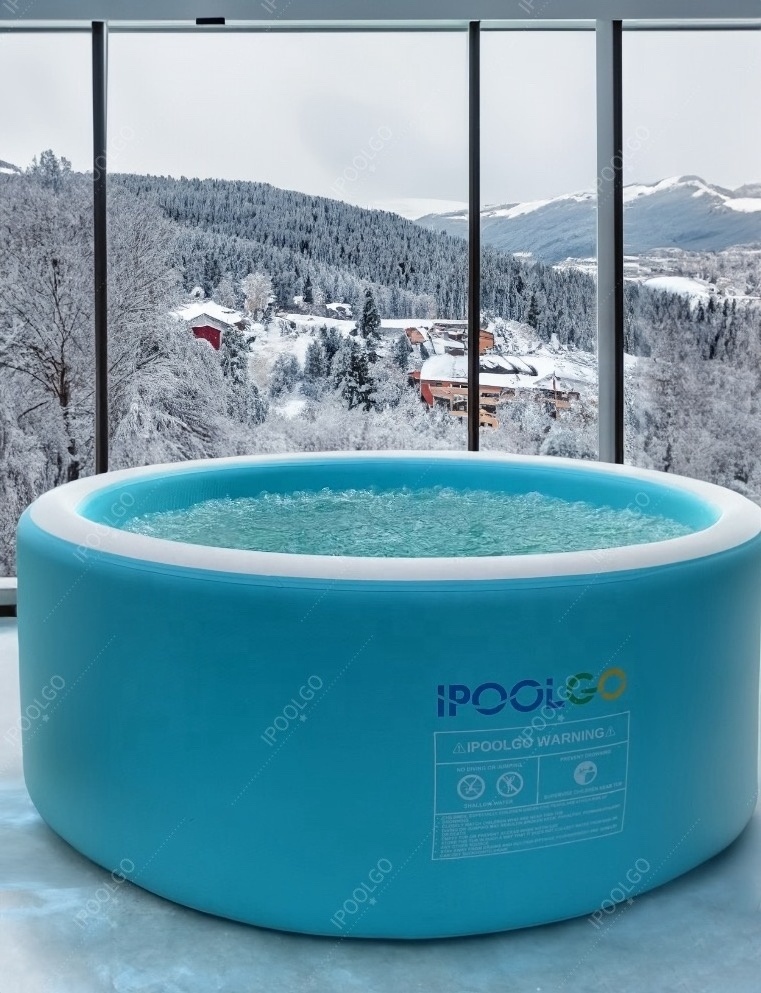 High Quality Ipoolgo inflatable Home SPA Heated Recovery hot tub plunge bath tub hot tub jacuzzi pool