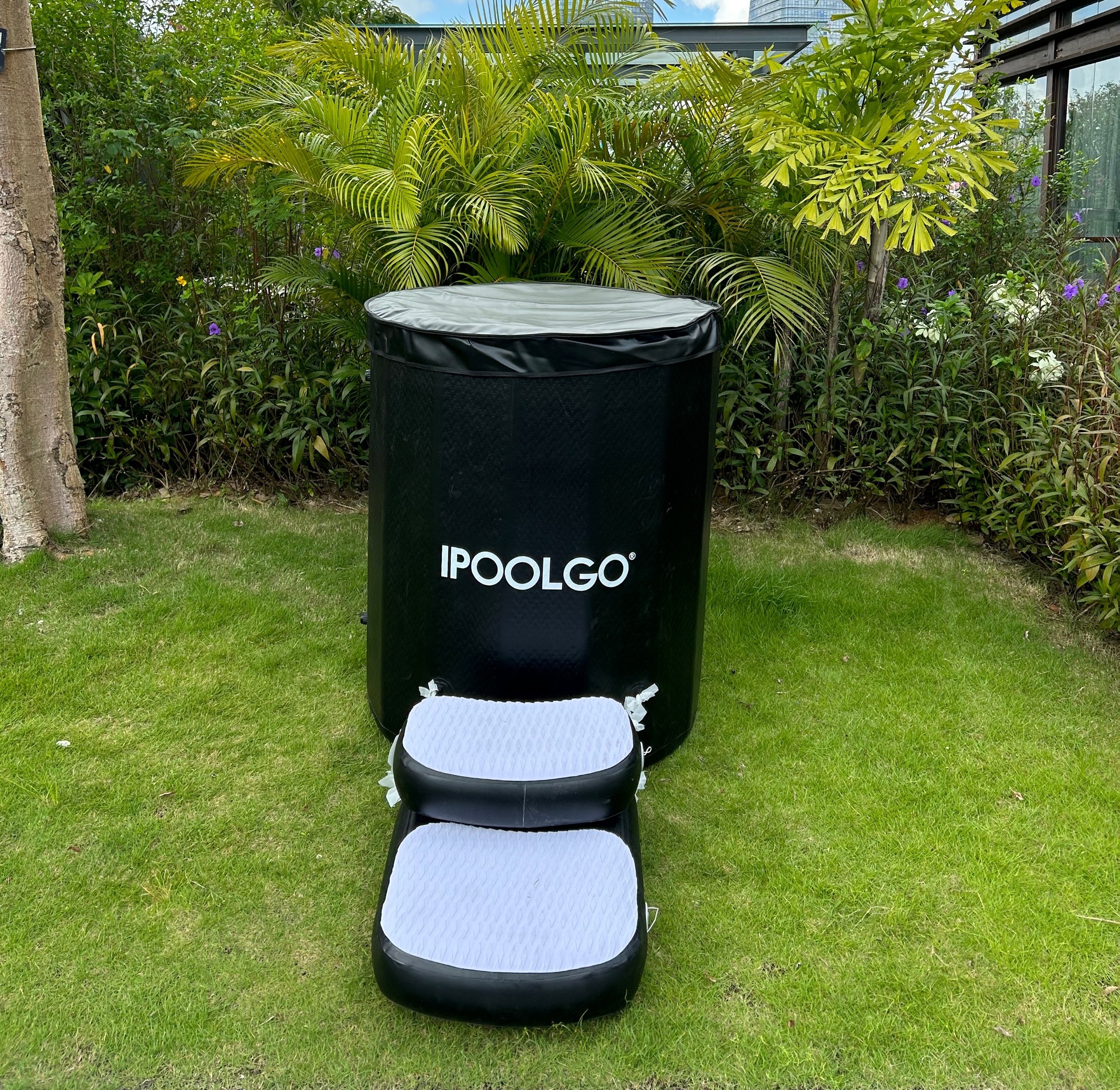 IPOOLGO Outdoor Portable ice bath tub inflatable For Recovery Cold Water Therapy Hot bath Foldable Bathtub Adult Plunge Pool