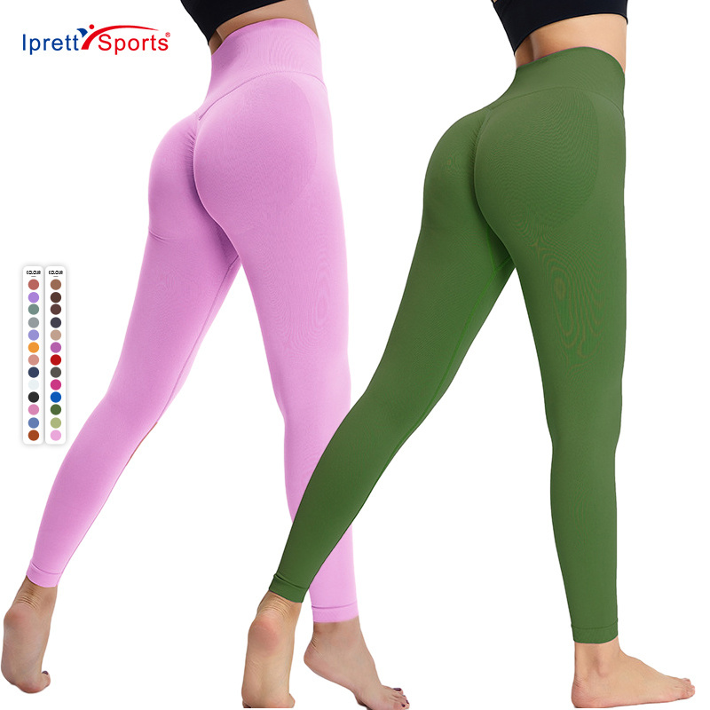 Best Selling Active Wear Seamless Butt Scrunch Lifting High Waist Yoga Pants High Quality Gym Fitness Sport Leggings for Women