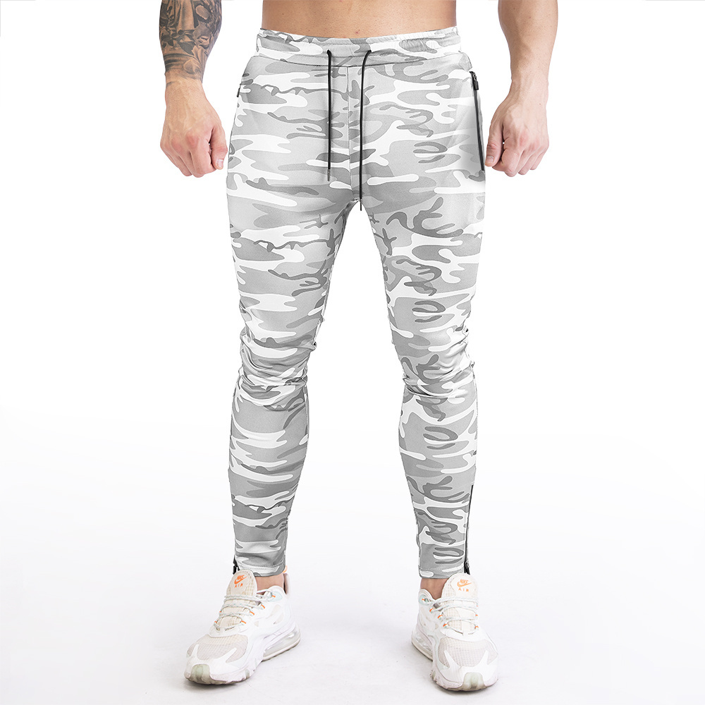 Fashion Camouflage Mens Joggers Training Sweatpants Custom Gym Pants