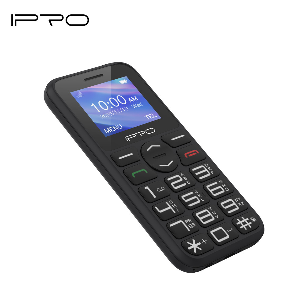 IPRO F183 1.8inch GSM Big Button SOS Charging Dock Senior Mobile Phone