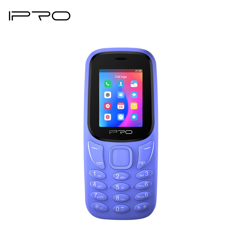 Hot selling cheap 4g Mobile Phone Ipro 1.77inch Dual Sim Torch Bar Type Feature Phone TFT Telefono De Teclas LTE  celular basic