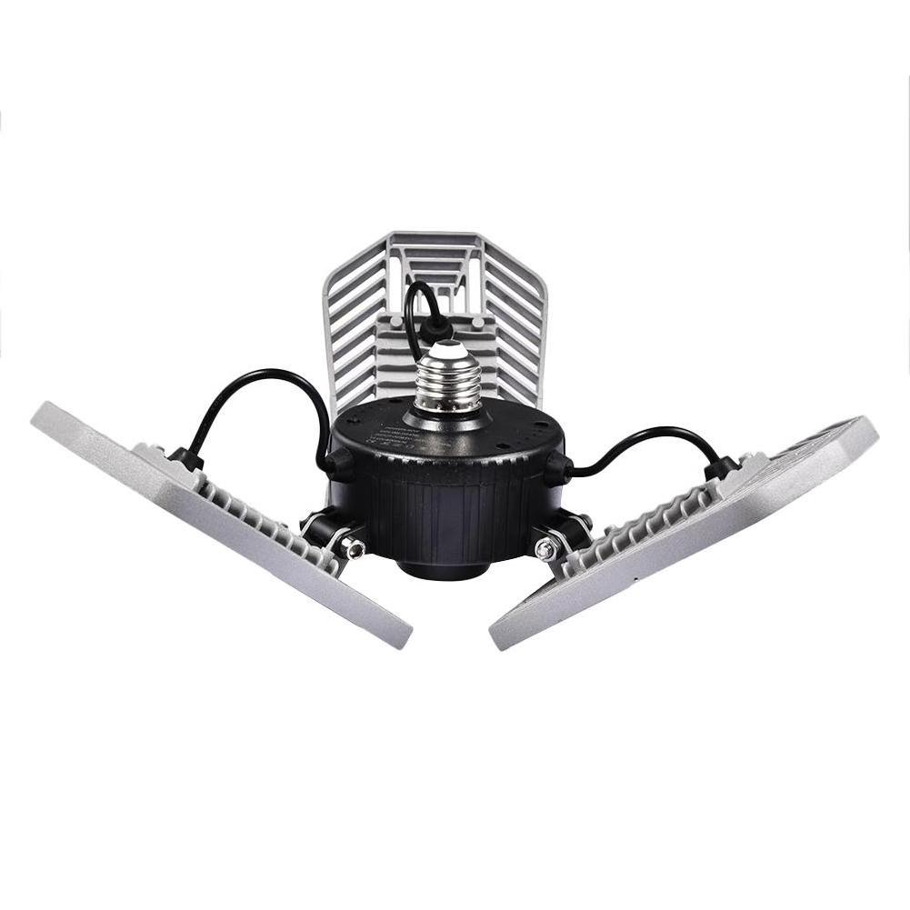 Led garage light deformable ceiling home warehouse workshop folding industrial lighting ceiling led light led lamp