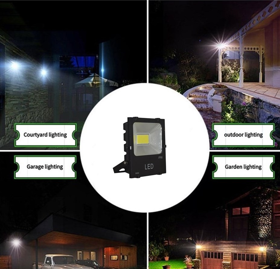 Top quality outdoor indoor wall mount lighting electric 50w cob waterproof 100 watt led flood light