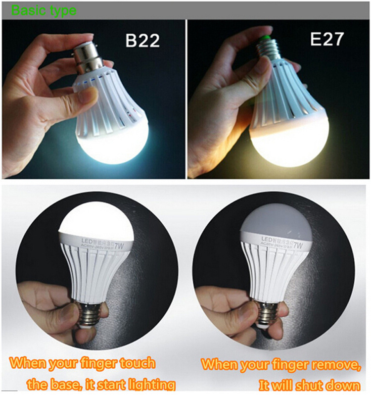 IPROI China new generation high efficiency intelligent china emergency e27 led light bulb