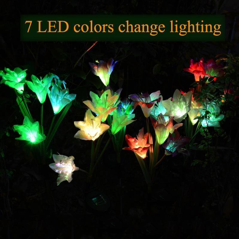 New hot selling products outdoor garden pin spot light solar outdoor garden decoration light