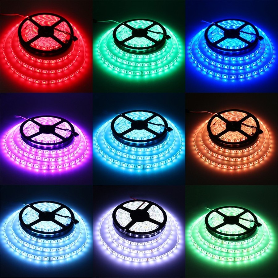 Hot selling rgb 300 leds smd 5050 flexible rgb led strip lights