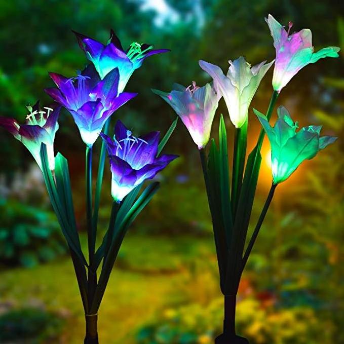 New hot selling products outdoor garden pin spot light solar outdoor garden decoration light