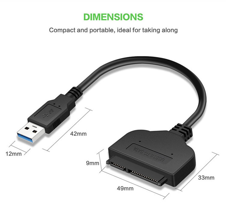 Usb 3.0 To IDE/SATA Hard Drive Adapter Cable For 2.5 Inch HDD SSD Hard Disk Laptop