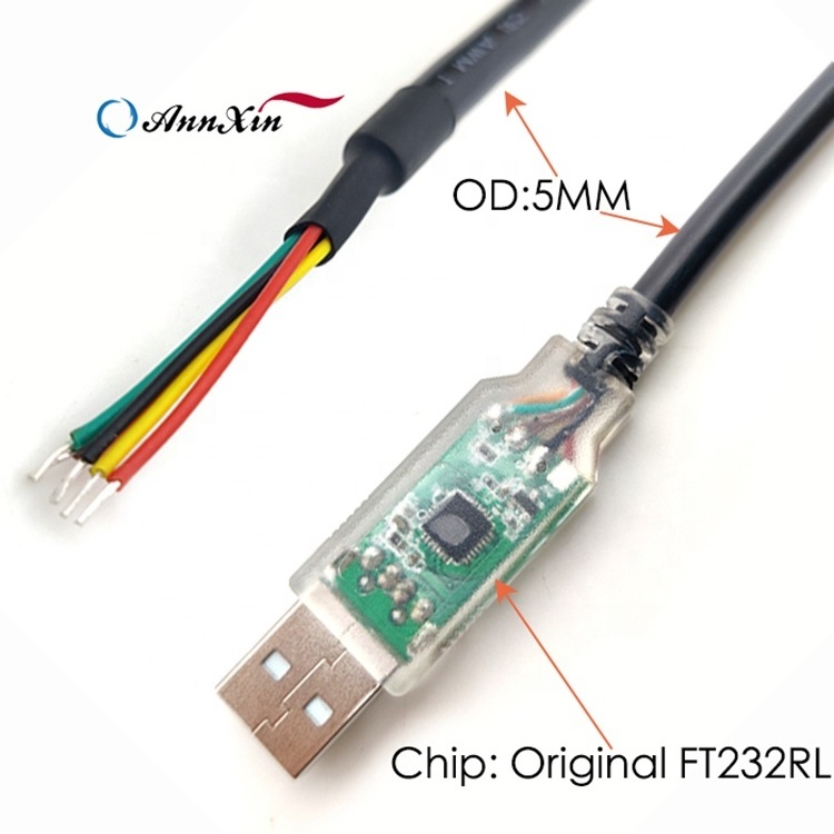 5V 3.3V 5Pin 6Pin 4 Ftdi Ft232Rl Ic Usb To Rs485 Rs422 Rs232 Plug Jack Av Crossover Ttl Serial Cable