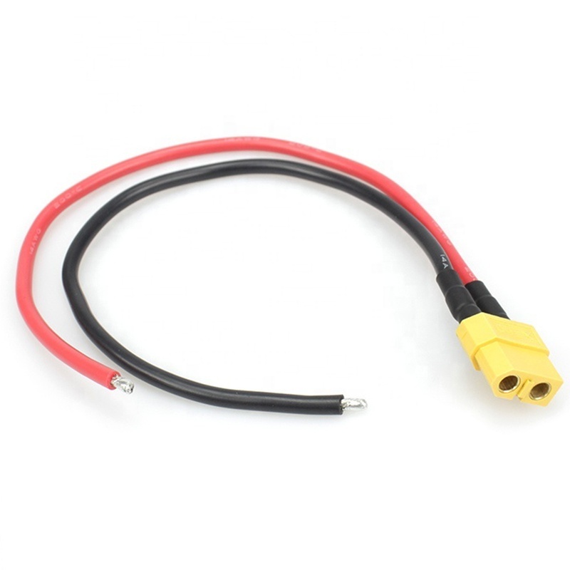 Wholesale customized 14awg Xt60 Connector Jst Plug Lipo Lithium Battery Connector Terminal Silicone Wire Harness