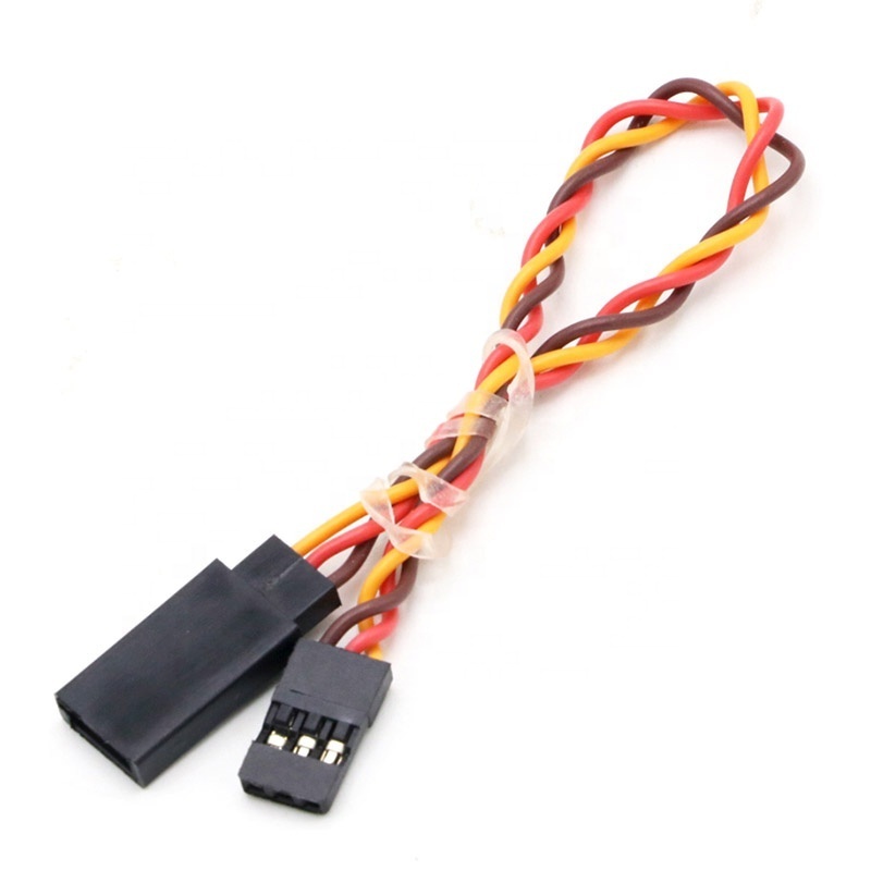 Custom Servo Extension Cable Lead Wire 15Cm 3 Pin Cord Jr Male To Female Wire Harness Cable Assembly