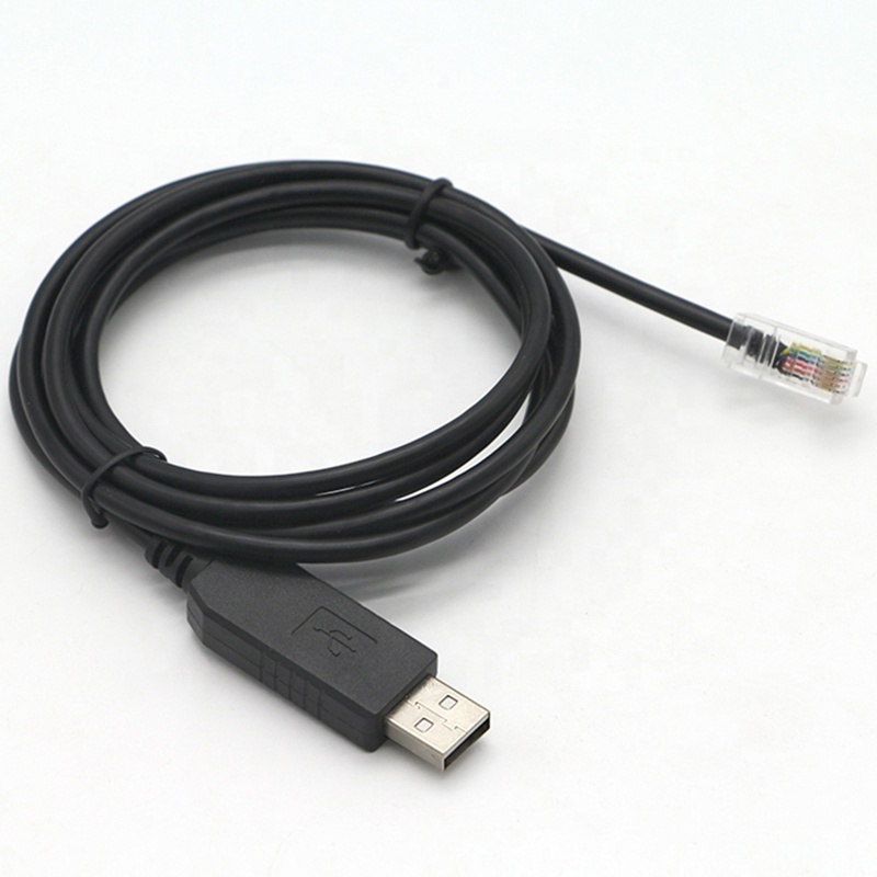 Waterproof Ft230x Usb 2.0 Rs485 Uart Ttl To Rs232 Rj11 Connector Pvc Converter Serial Port Pvc Black Cable