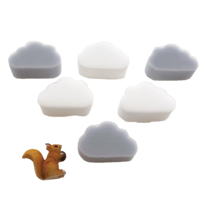 Cloud shape cleaning eraser sponge White magic sponge melamine foam