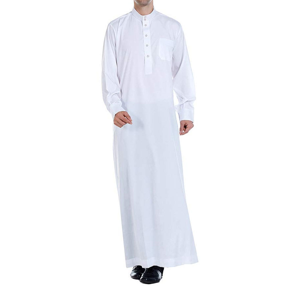 Hot Selling Cheap Price Islamic Clothing Long Sleeve Men Thobe Jubba / 2022 New Model Best Men Jubba And Thobes