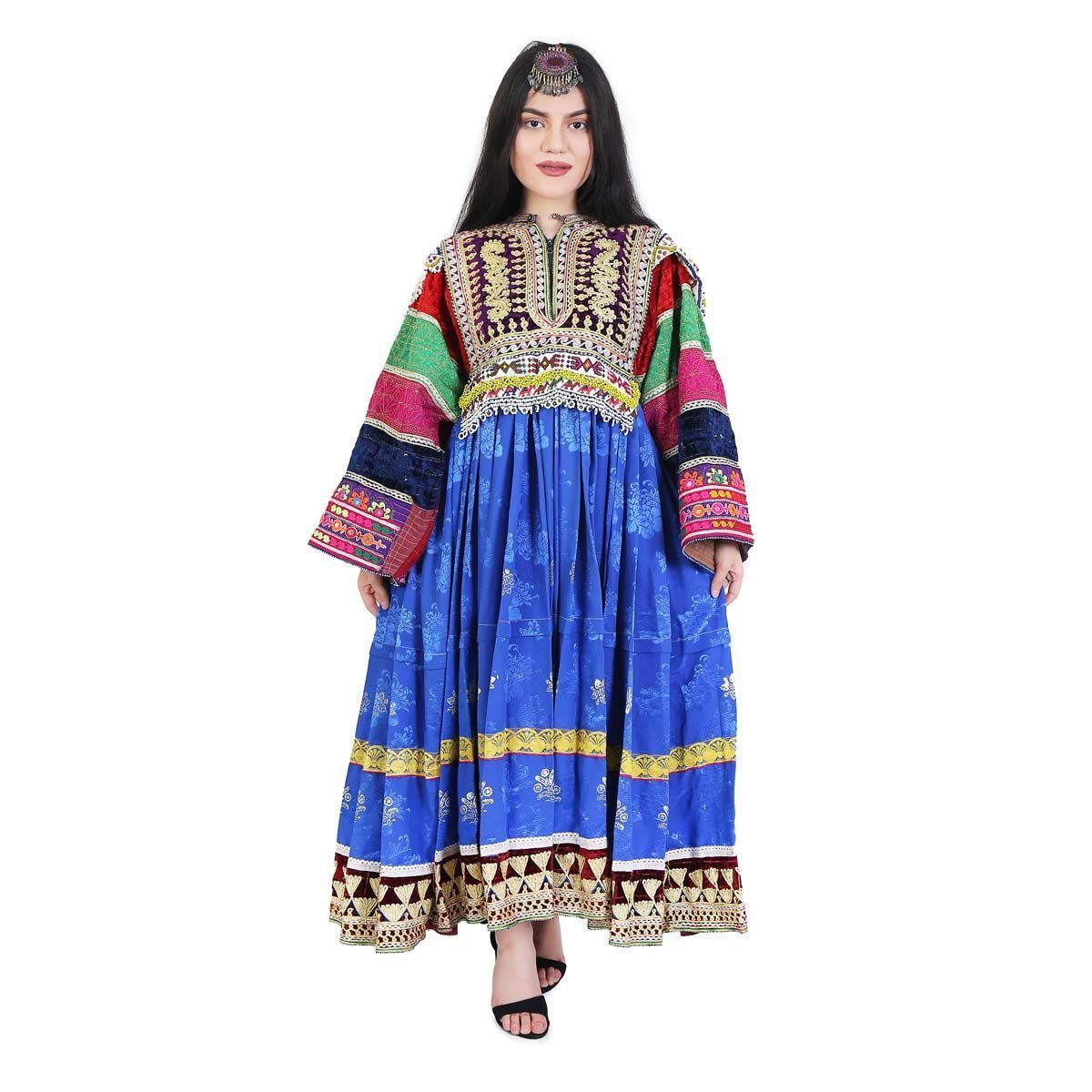 From Afghanistan Fabulous Banjara Tribal ethnic vintage, Afghan/Pakistan Kuchi party traditional Dress Kochi Dress