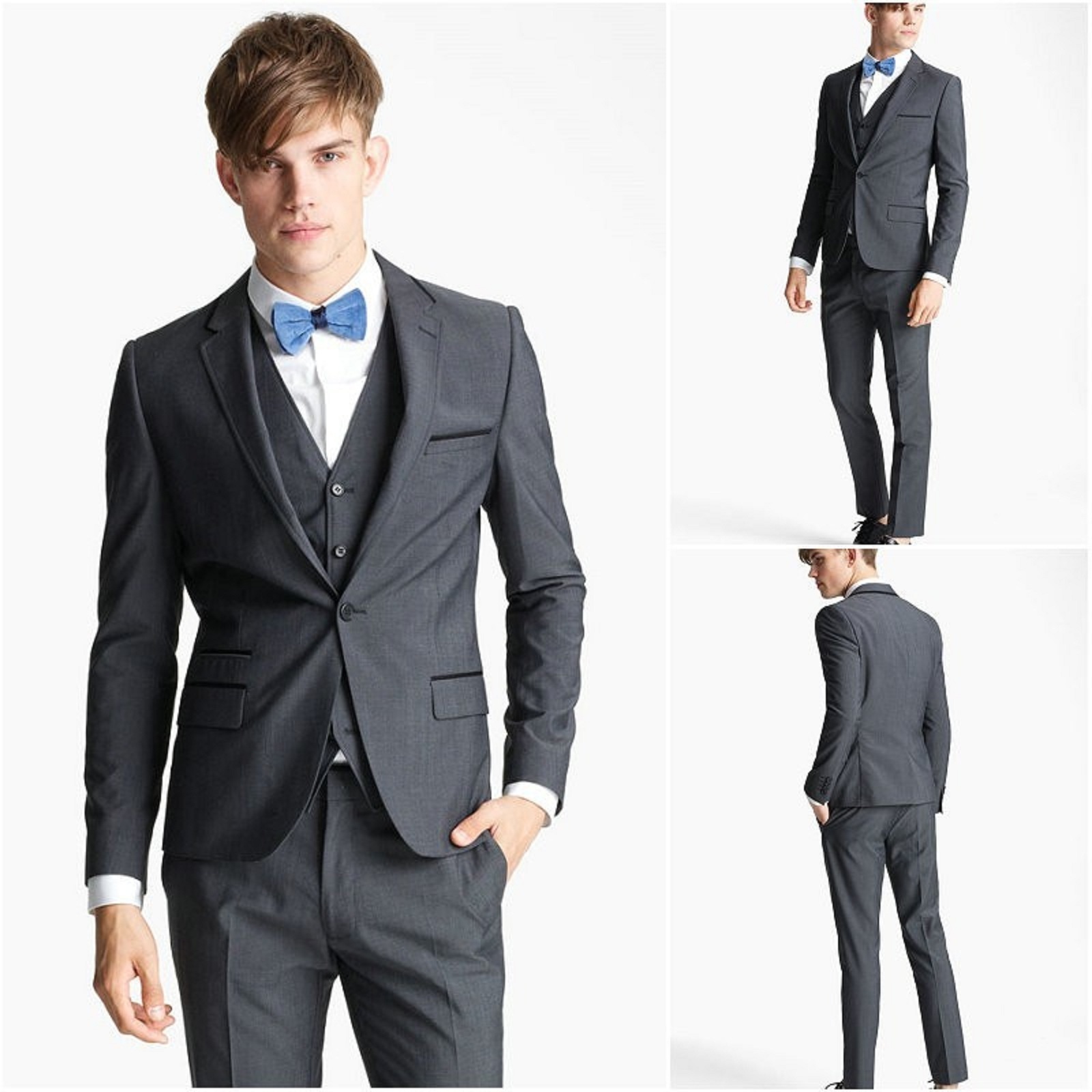 2022 Men Suits 3 Pieces Single Breasted 2 two button Formal Wedding Men'S Suits For Men