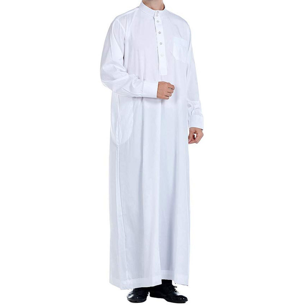 Hot Selling Cheap Price Islamic Clothing Long Sleeve Men Thobe Jubba / 2022 New Model Best Men Jubba And Thobes