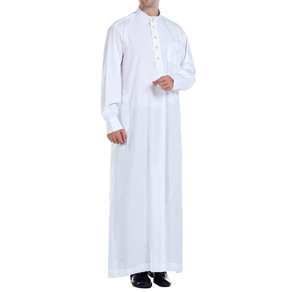 Hot Selling Cheap Price Islamic Clothing Long Sleeve Men Thobe Jubba / 2022 New Model Best Men Jubba And Thobes