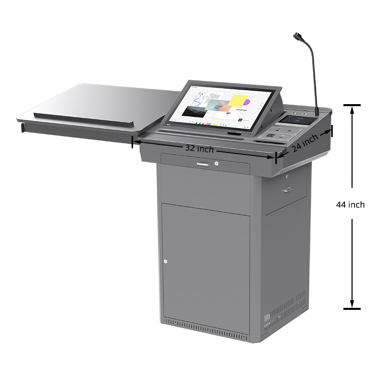 QNEX Teaching Equipment Lecture Intelligent Podium Smart Digital Podium