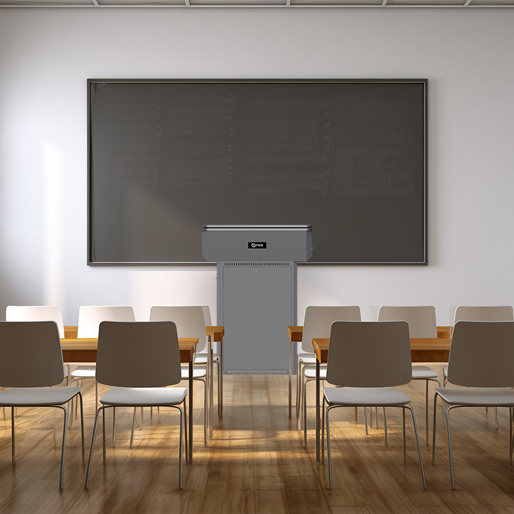 Classroom Lectures Multimedia Conference all in One Touch Screen Digital Smart Podium Modern Lectern