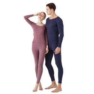 2 Piece/set Clothing Men Woman Winter Thermal Suit Warm Thermal Underwear 37-degree Thermostat Thin Long Johns for Male Female