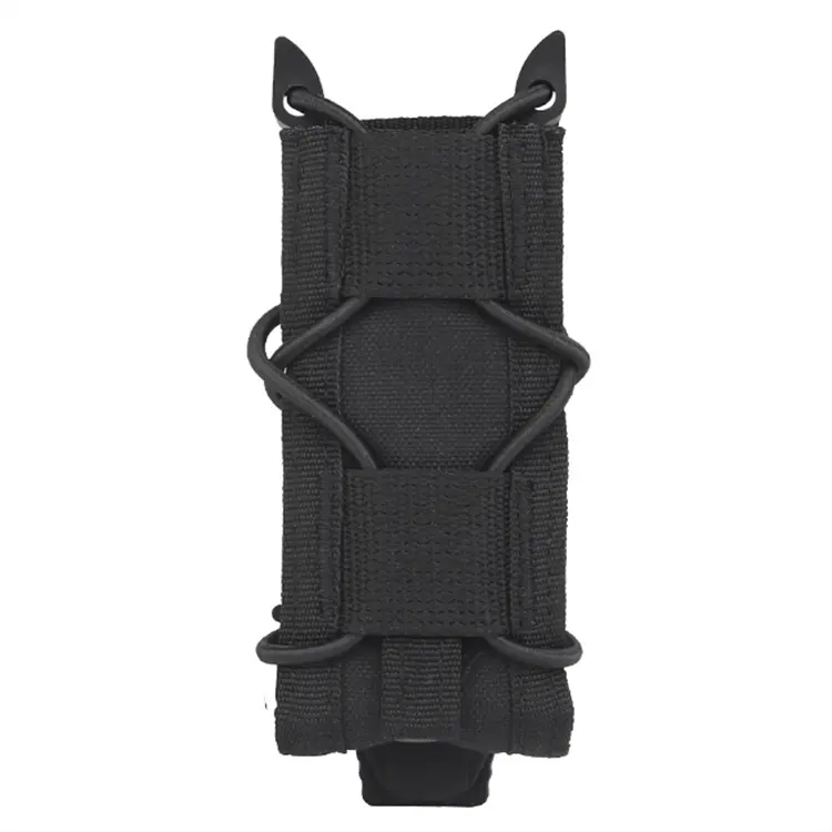 Tactical Molle Single Magazine Pouch Hunting Flashlight Knife Bag Ammo Holster Holder