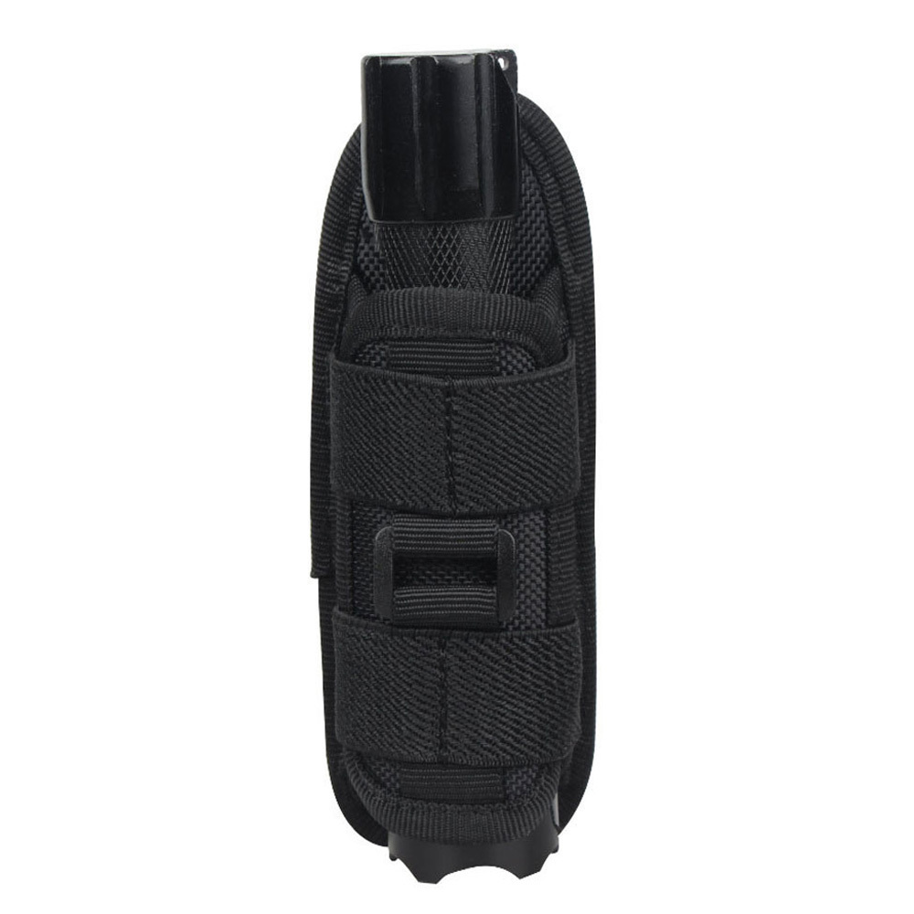 Tactical Heavy Duty Belt Flashlight Holder Tactical Molle Pouch With 360 Degrees Rotatable Clip Flashlight Holster