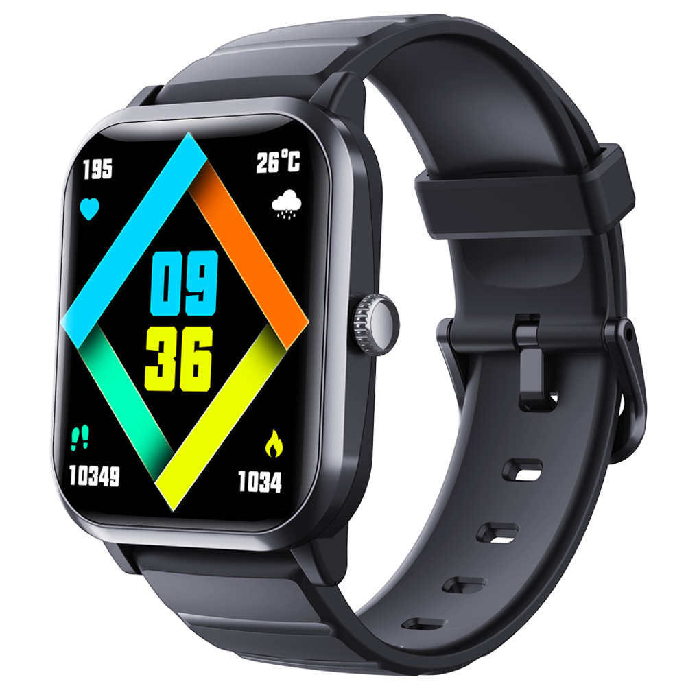 F33 non-invasive glucose smartwatch, heart rate alarm, pressure and temperature monitoring, blood oxygen wristband